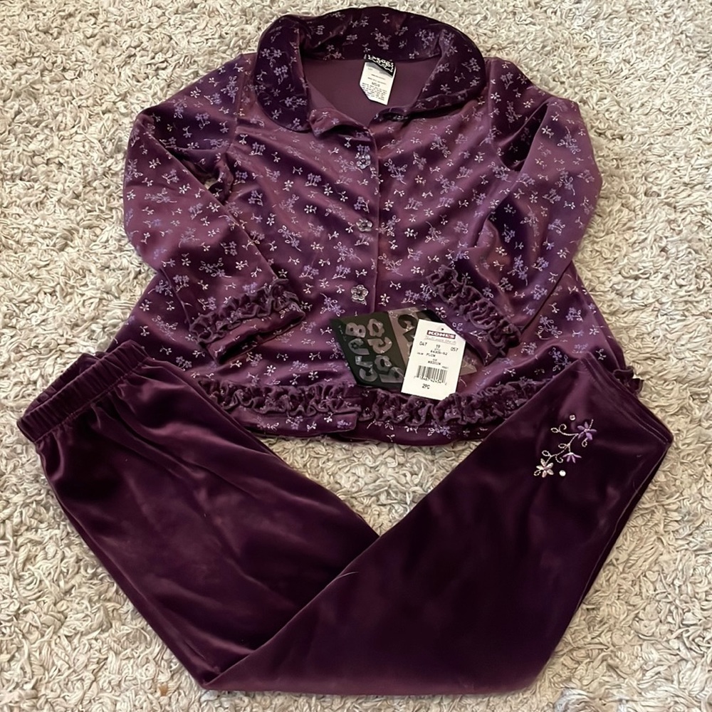 Pogo Club of NY Velour Outfit, Size M 5/6